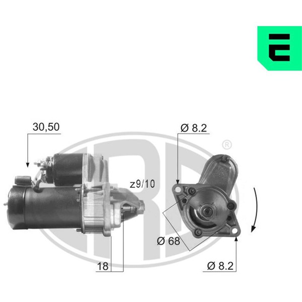 Startmotor 12V