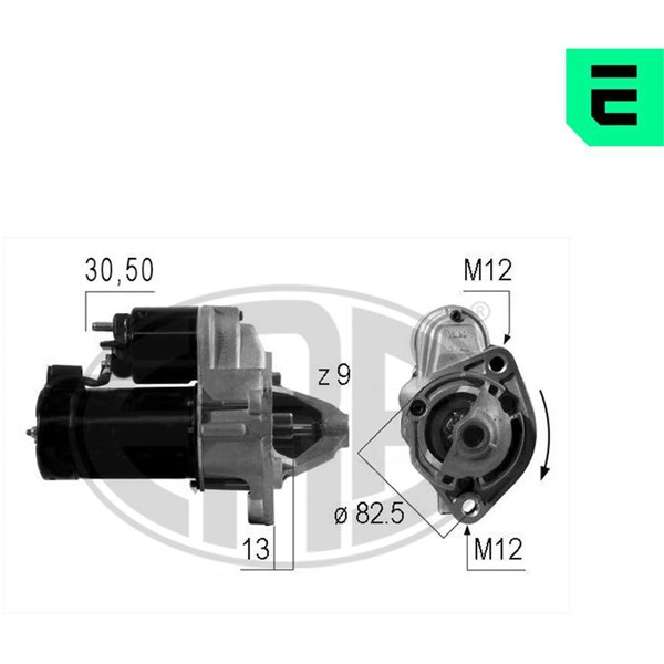 Startmotor 12V