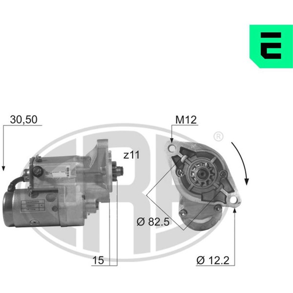 Startmotor 12V