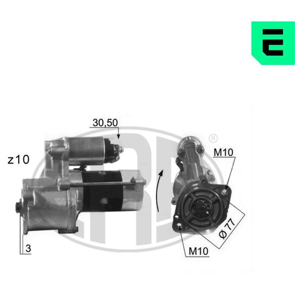 Startmotor 12V