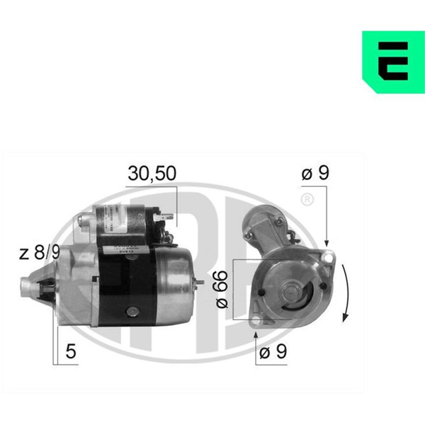 Startmotor 12V