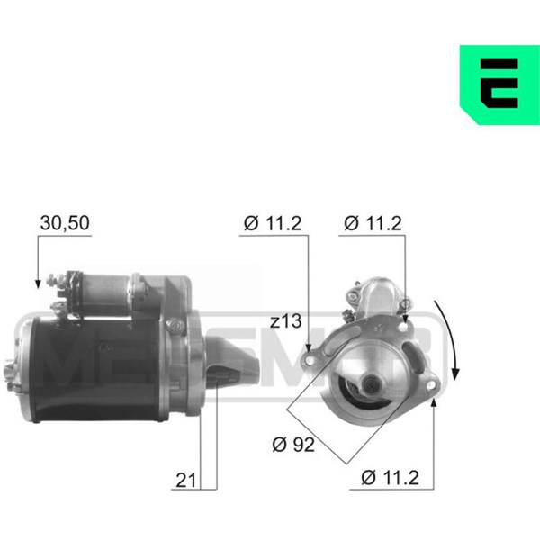 Startmotor 12V