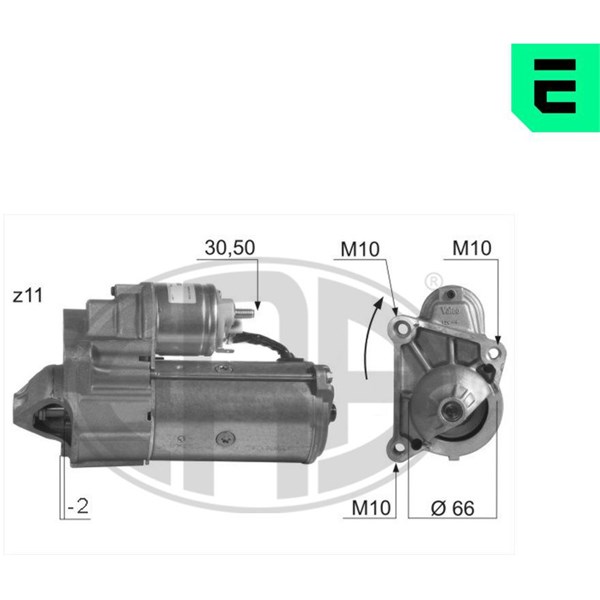 Startmotor 12V