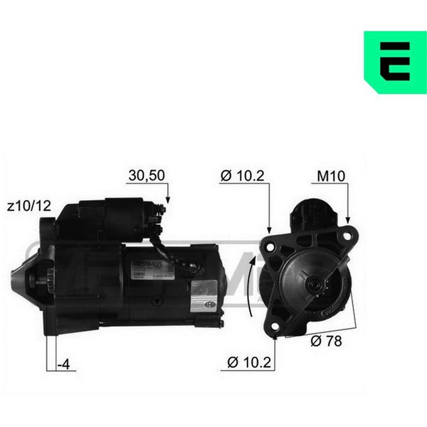 Startmotor 12V