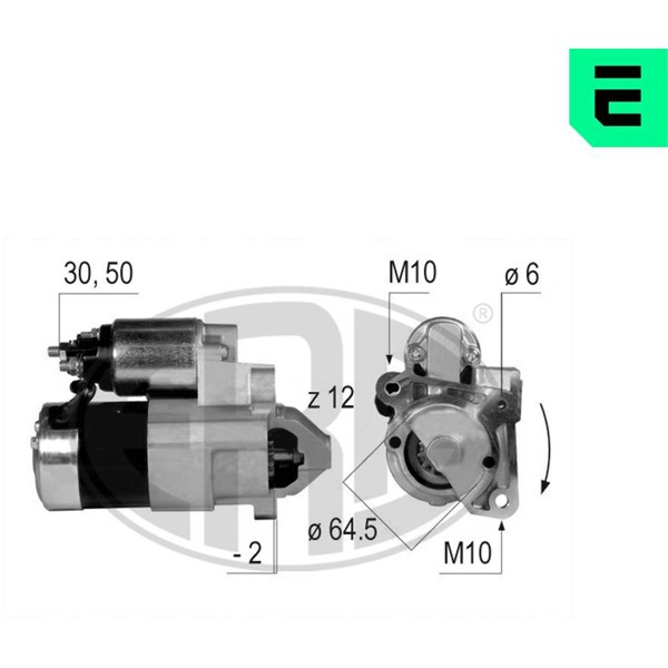 Startmotor 12V