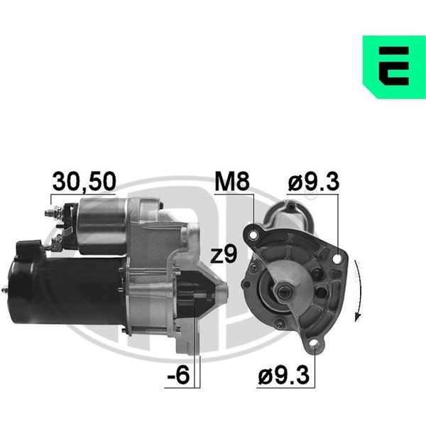 Startmotor 12V