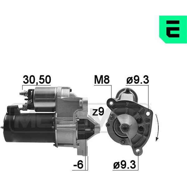 Startmotor 12V