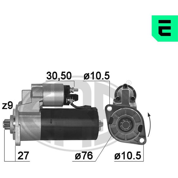 Startmotor 12V