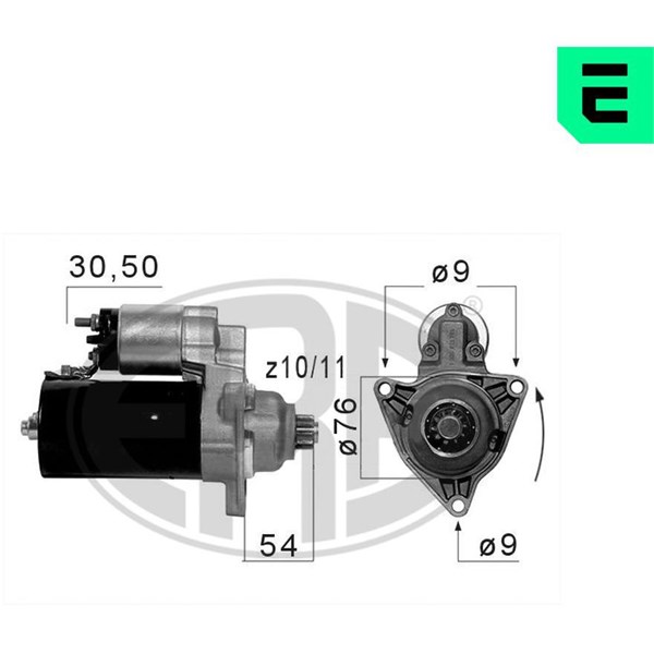 Startmotor 12V
