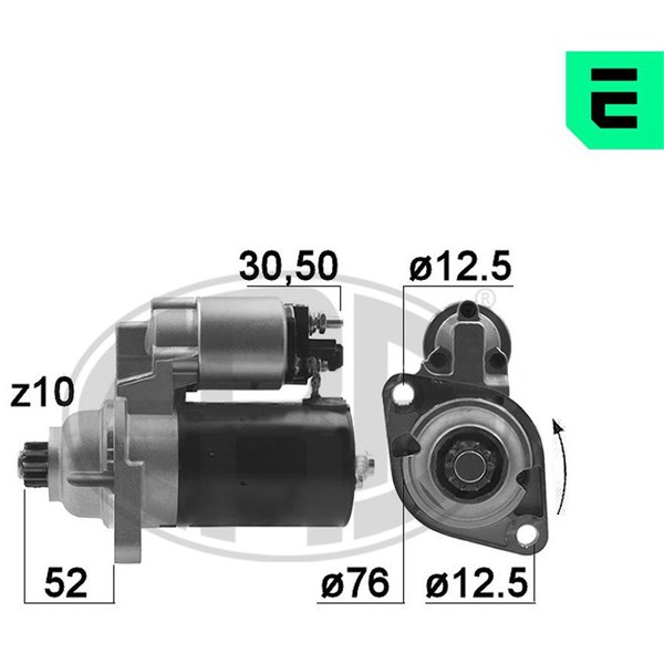 Startmotor 12V