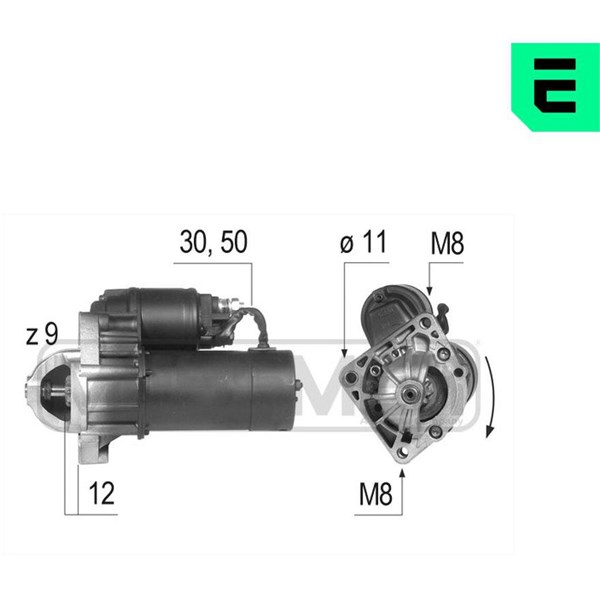 Startmotor 12V