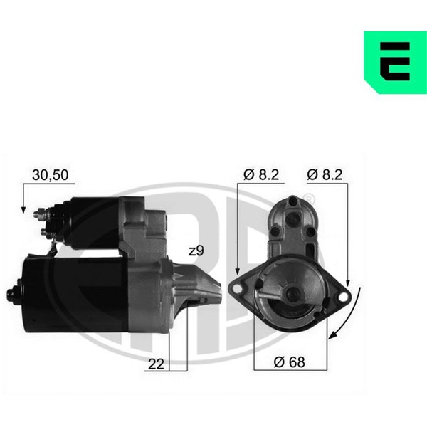Startmotor 12V
