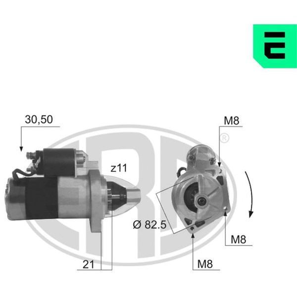 Startmotor 12V