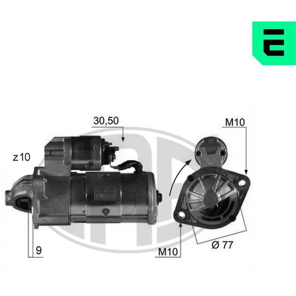 Startmotor 12V