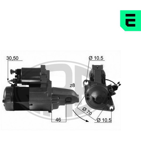 Startmotor 12V