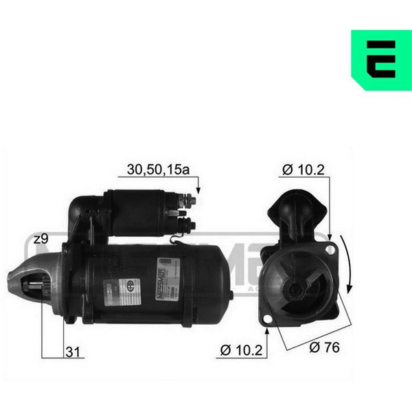 Startmotor 12V