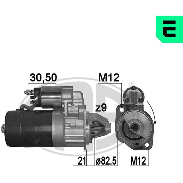 Startmotor 12V
