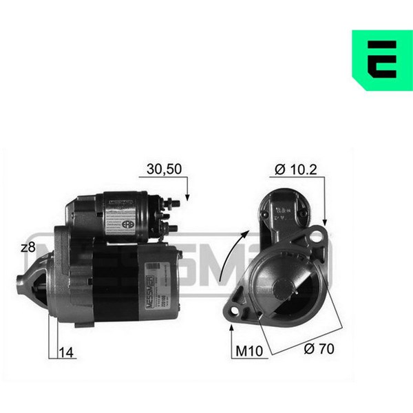 Startmotor 12V
