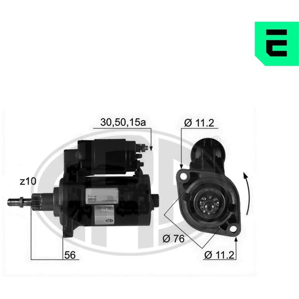 Startmotor 12V