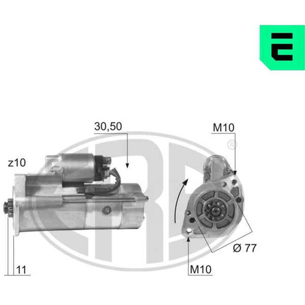 Startmotor 12V