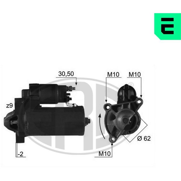 Startmotor 12V