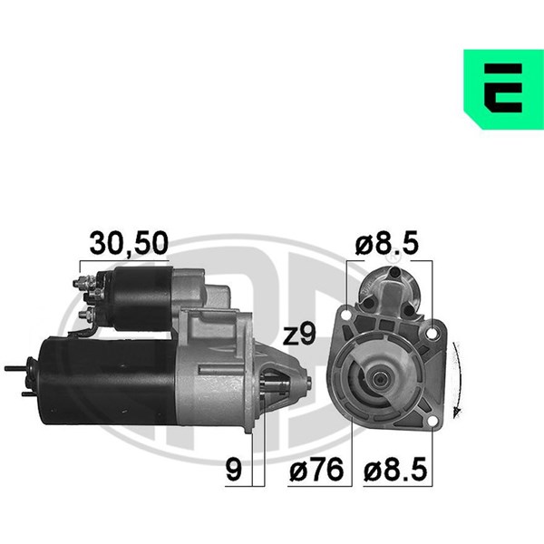 Startmotor 12V