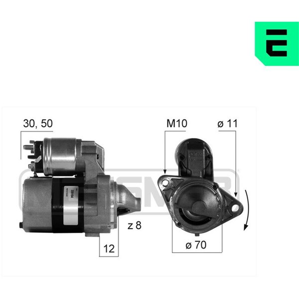 Startmotor 12V