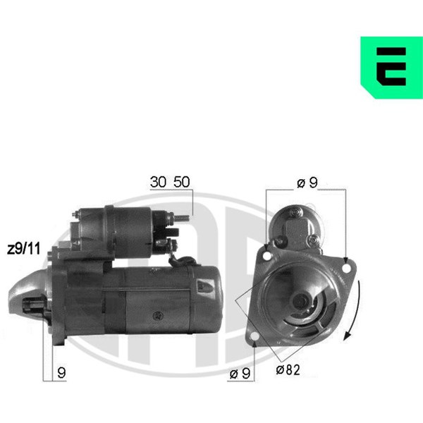 Startmotor 12V