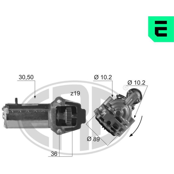 Startmotor 12V