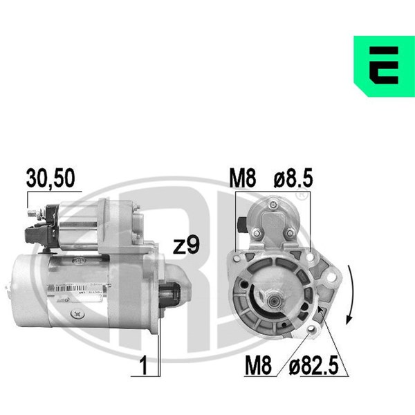 Startmotor 12V