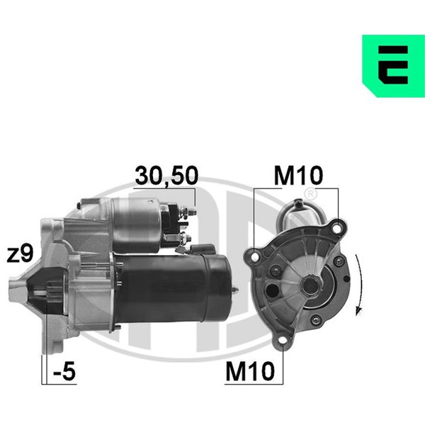 Startmotor 12V