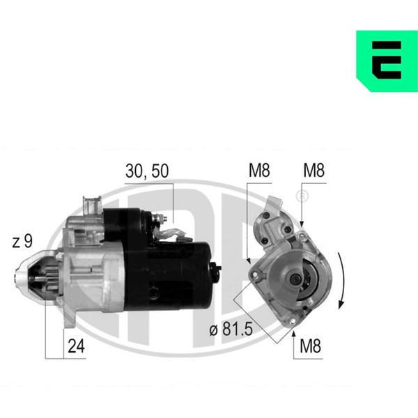 Startmotor 12V