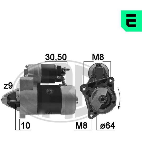 Startmotor 12V