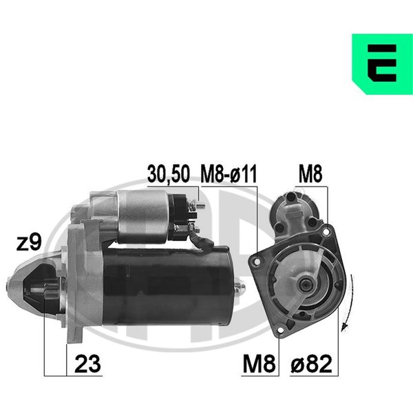 Startmotor 12V