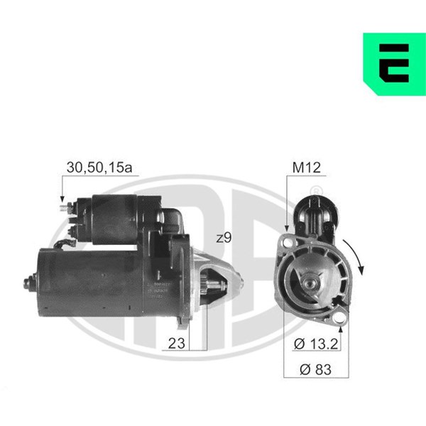 Startmotor 12V
