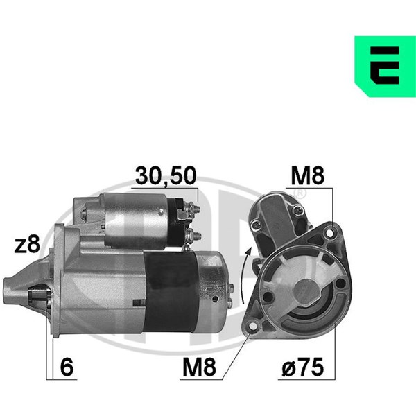 Startmotor 12V