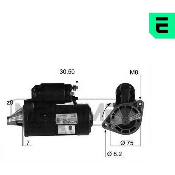 Startmotor 12V