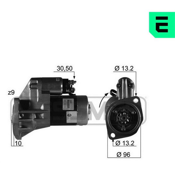Startmotor 12V