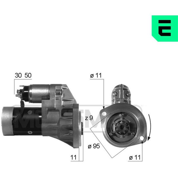 Startmotor 12V