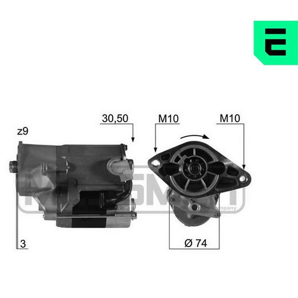 Startmotor 12V