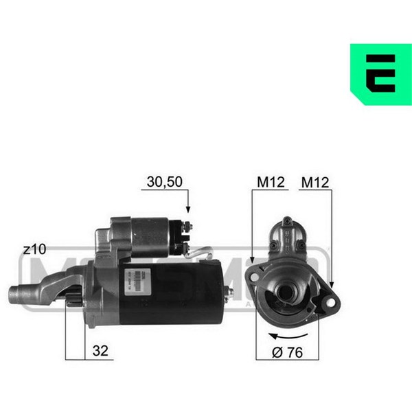 Startmotor 12V