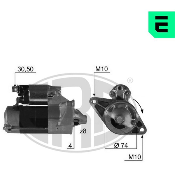 Startmotor 12V