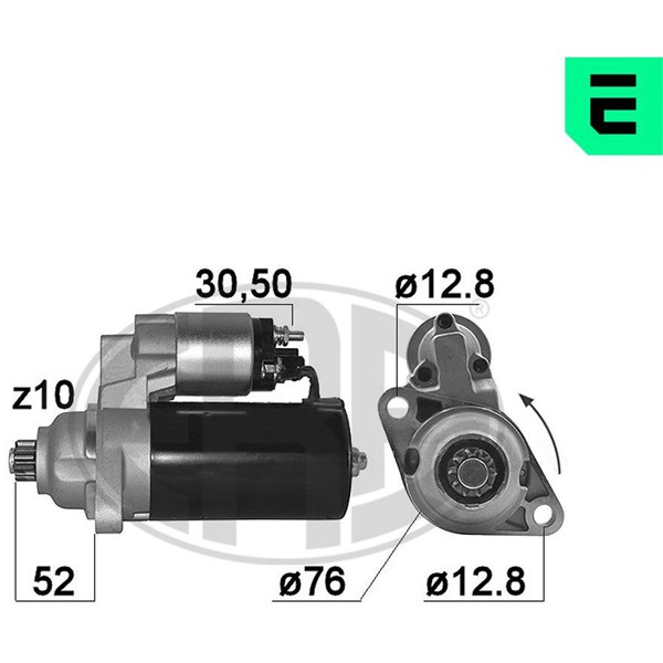 Startmotor 12V