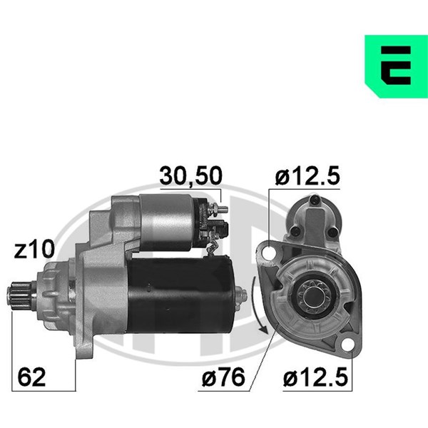 Startmotor 12V