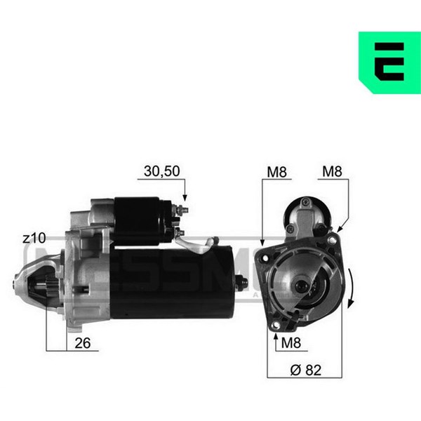 Startmotor 12V