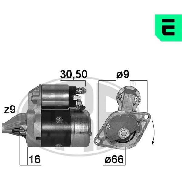 Startmotor 12V