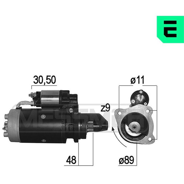Startmotor 24V