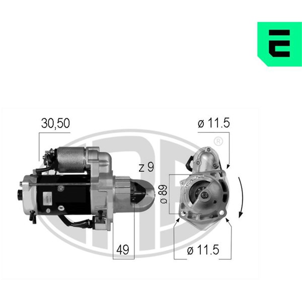 Startmotor 24V
