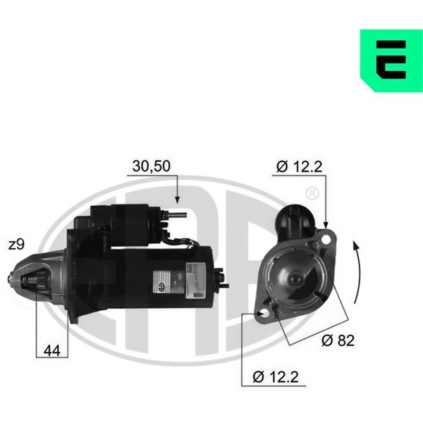 Startmotor 12V
