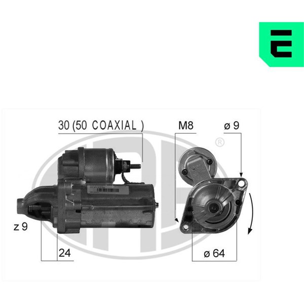 Startmotor 12V